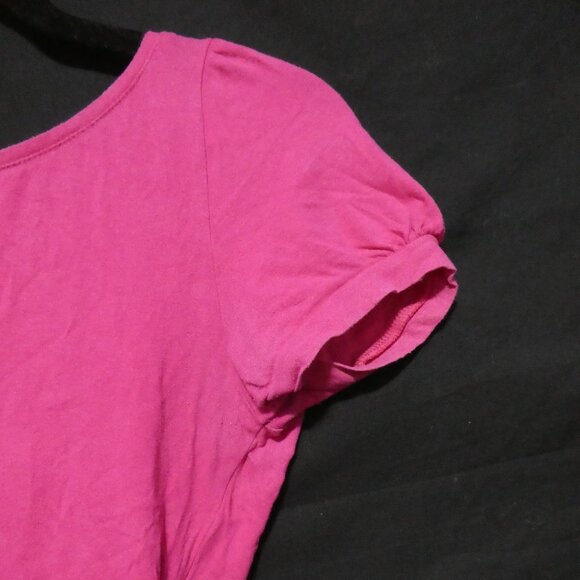 SEDUCTIONS | medium | Solid Pink Short Sleeve Round Neck Shirt - Picture 5 of 12
